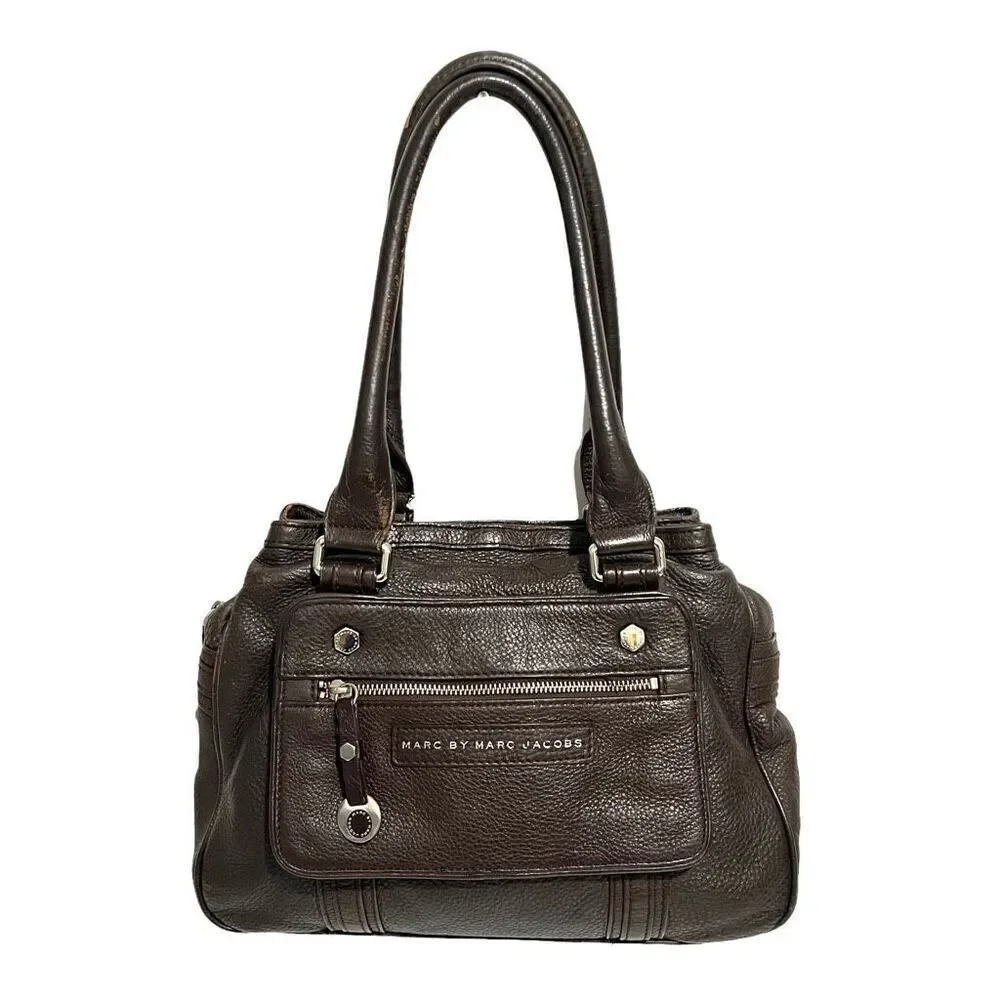 MARC BY MARC JACOBS Brown Leather Shoulder Bag